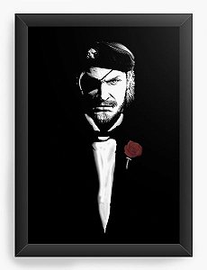 Quadro Decorativo A3 (45X33) Metal Gear Solid - Nerd e Geek - Presentes Criativos