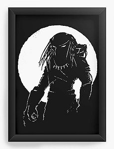 Quadro Decorativo A3 (45X33) Predador - Nerd e Geek - Presentes Criativos