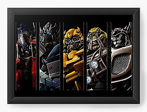 Quadro Decorativo A3 (45X33) Transformers - Nerd e Geek - Presentes Criativos