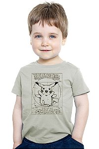 Camiseta Infantil Pokemon Pikachu - Nerd e Geek - Presentes Criativos