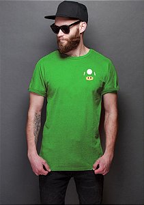 Camiseta Masculina  Cogumelo- Nerd e Geek - Presentes Criativos