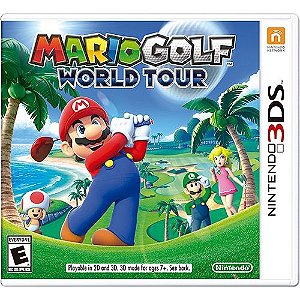 Mario Golf World Tour - 3Ds - Nerd e Geek - Presentes Criativos