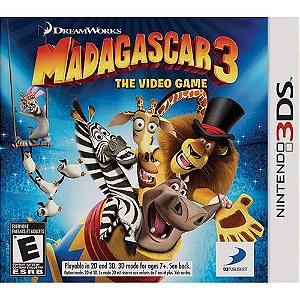 Madagascar 3 - The Game - 3Ds - Nerd e Geek - Presentes Criativos