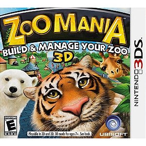 Zoo Mania - 3Ds - Nerd e Geek - Presentes Criativos