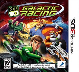 Ben 10 Galactic Racing - 3Ds - Nerd e Geek - Presentes Criativos