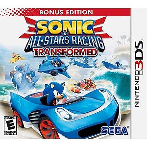 Sonic & All-Stars Racing Transformed - Bonus Edition - 3Ds - Nerd e Geek - Presentes Criativos