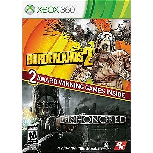 Borderlands 2 & Dishonored - X360 - Nerd e Geek - Presentes Criativos