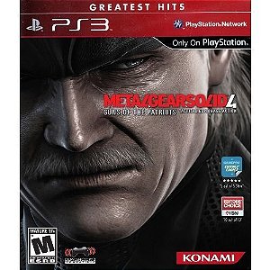 Ps3 - Metal Gear Solid 4: Guns Of The Patriots - Nerd e Geek - Presentes Criativos