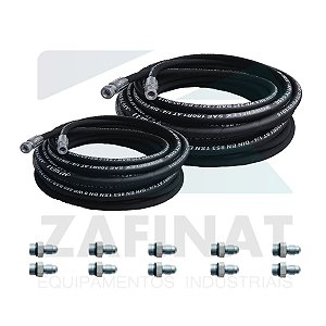 Kit Completo Mangueira Prensada Tam P Para Bloco De 10mm
