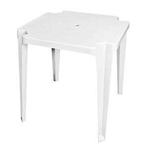 Mesa Quadrada Plástica JR Gold