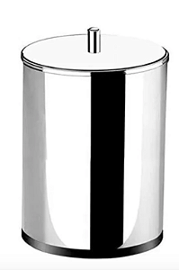 Lixeira Redonda Inox com Tampa 5,4L