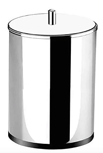 Lixeira Redonda Inox com Tampa 7,8L