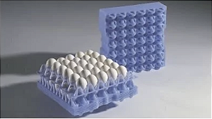 Bandeja Plástica Quadrada para Ovos