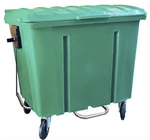 Container ou Contentor de Lixo 1000 Litros com Pedal