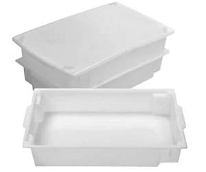 Bandeja Plástica Retangular Comercial