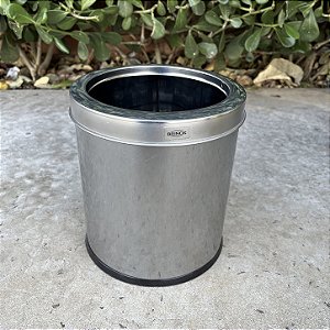 Lixeira Redonda Inox sem Tampa
