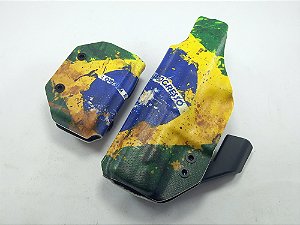 Coldre + porta carregador (BRASIL) TAURUS TS9 - Destro