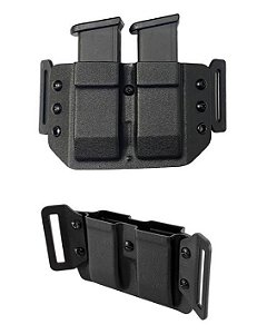 Porta carregador duplo externo kydex - GLOCK