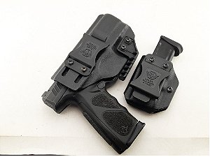 Coldre + porta carregador Taurus Ts9