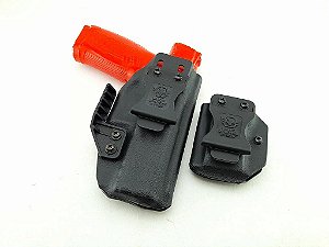 Coldre + porta carregador CZ P10F