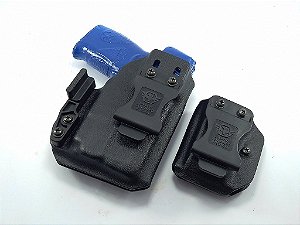 Coldre + porta carregador G3c e G2 (lanterna)