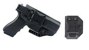 Coldre + porta carregador Glock G17 e G22