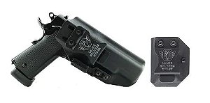 Coldre + porta carregador Imbel Md2 lx, Md5 e Md7lx - DESTRO