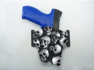 Coldre externo (cintura) Caveiras Taurus Ts9 - DESTRO