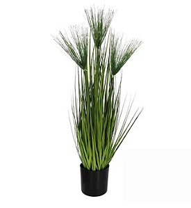 Planta  Artificial Grass Papiro Verde 75cm