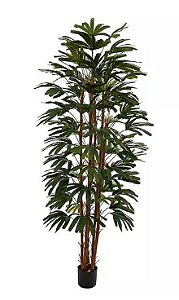 Planta Árvore Artificial Palmeira Raphis Verde 2,1m