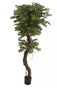 Planta Árvore Artificial Ficus Luxo Verde 1,8m