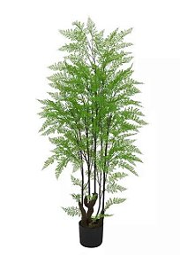 Planta Árvore Artificial Samambaia Com Print Verde 1,5m