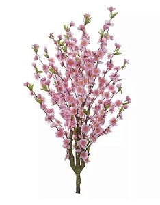 Planta Árvore Artificial Cherry Blossom Rosa 1m