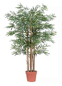 Planta Árvore Artificial Bambu Oriental Verde 1,2m