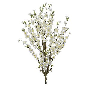 Planta Árvore Artificial Cherry Blossom Branco Cerejeira 1m