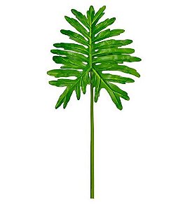 Folhagem Artificial Philodendron Real Toque Verde 90cm