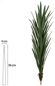 Planta Árvore Artificial Yucca Brasileira Verde 1,50m