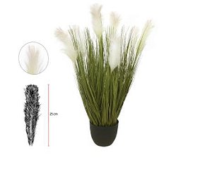 Folhagem Artificial Grass Pluma Verde 95cm