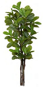 Planta Árvore Artificial Ficus Lyrata Real Toque X114 Verde 1,85m