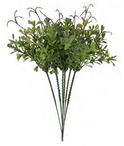 Folhagem Artificial Pick Grass Verde 23cm com 6 Hastes