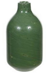 Vaso Decorativo Vidro Verde 30,5cm