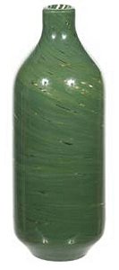 Vaso Decorativo Vidro Verde 36,5cm