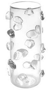 Vaso Decorativo Vidro Transparente 38cm