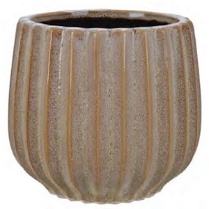 Vaso Cerâmica Marrom 15cm