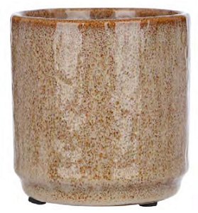 Vaso Cerâmica Marrom 10,5cm