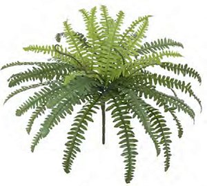 Planta Artificial Pendentes Samambaia Verde 56cm