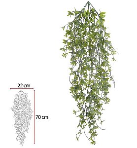Planta Artificial Pendentes Grass C/Powder 80cm