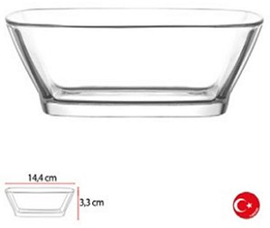 Bowl Vidro 375ML 3,3x14,4cm Rt Defne Transparente