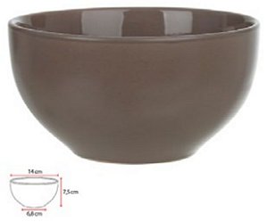 Bowl Ceramica Savoie Redondo Fendi 14x6,8x7,5cm