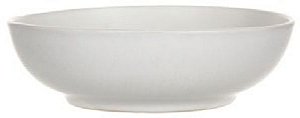 Bowl Ceramica Stoneware Organic Frost Branco 6x21cm